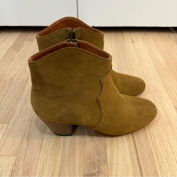 NEW Isabel Marant Suede Dicker Heeled Ankle Boot 36 - Picture 4 of 13